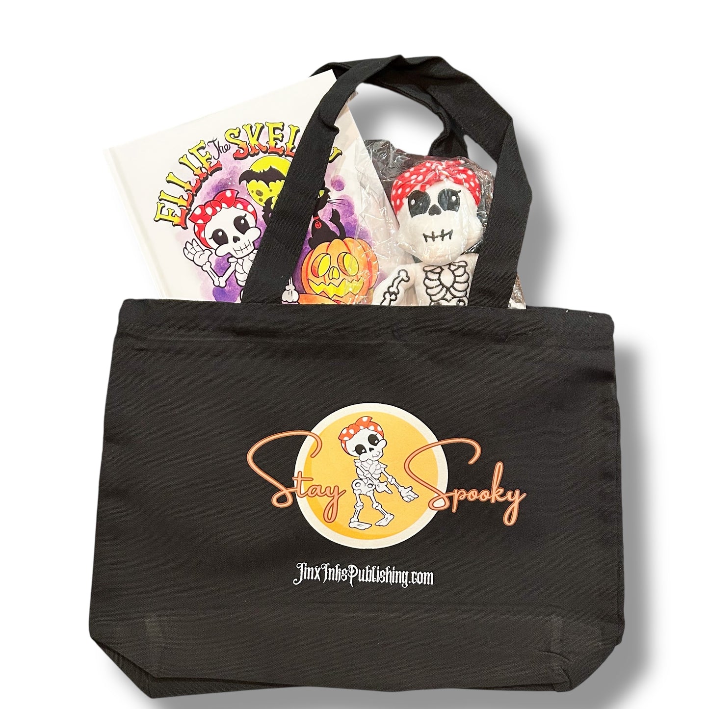 Stay Spooky Ellie the Skelly Tote Bag