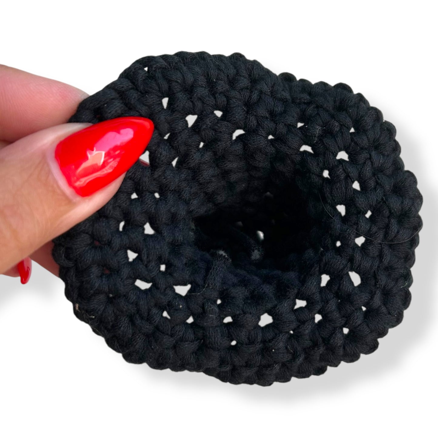 Black Crochet Witch Hat Keychain
