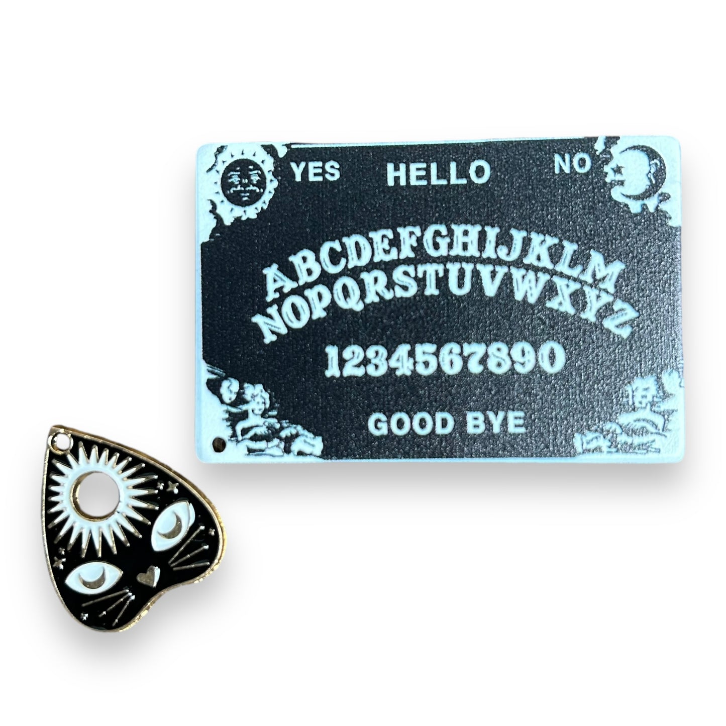 Mini Ouija Board Prop & Planchette