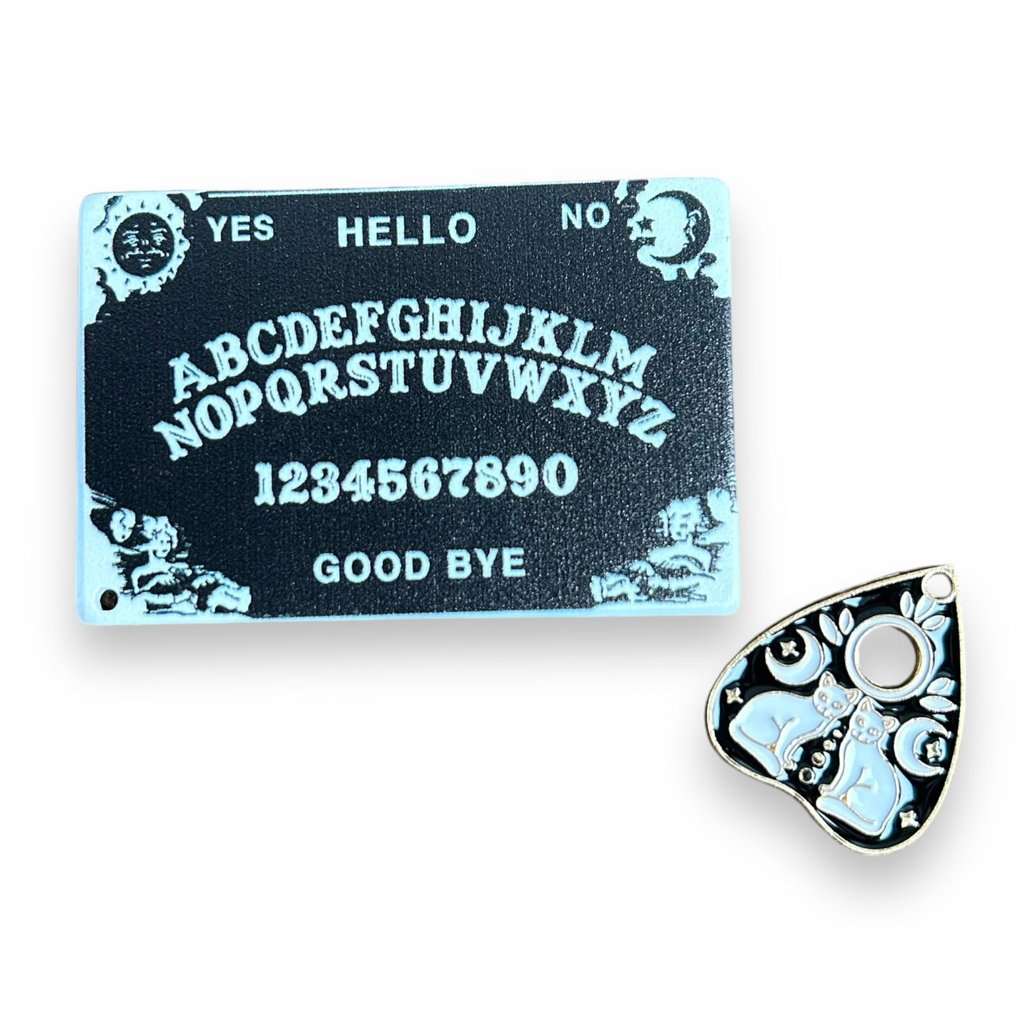 Mini Ouija Board Prop & Planchette