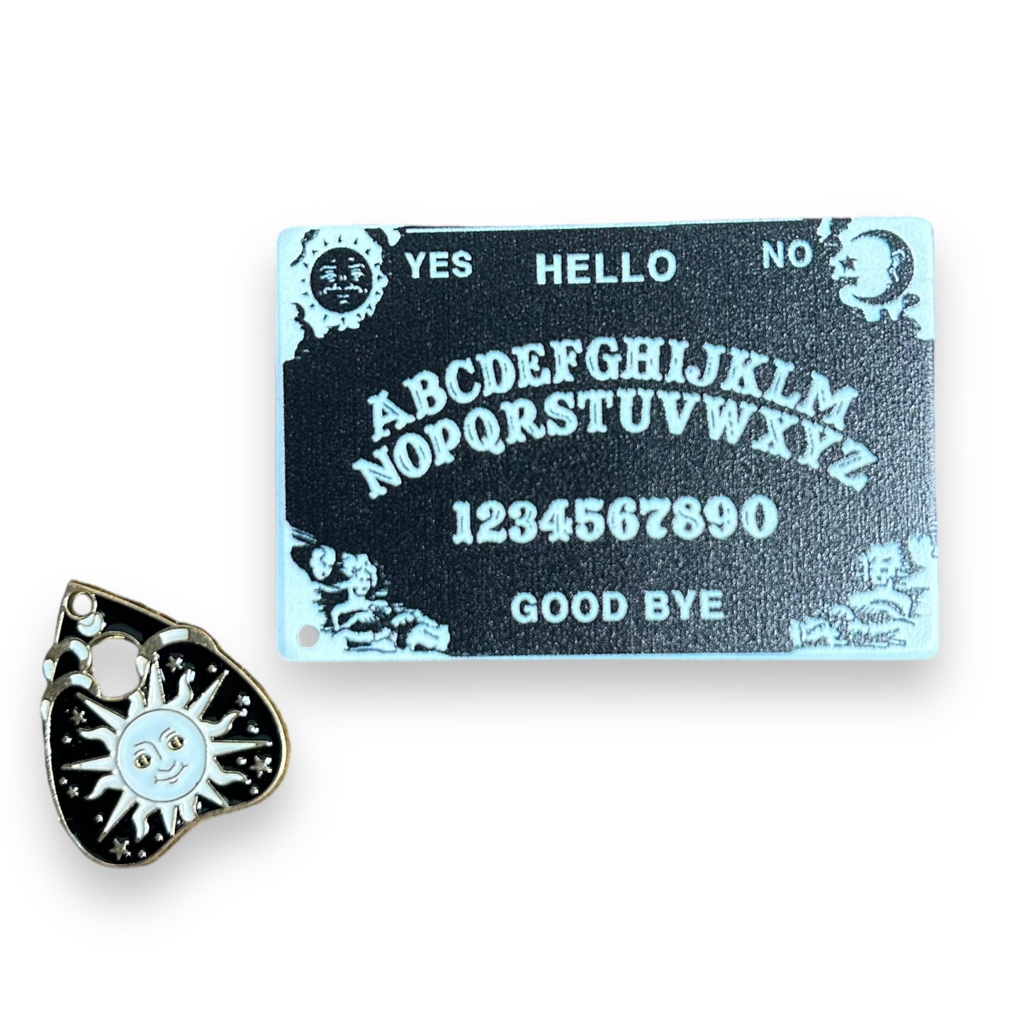 Mini Ouija Board Prop & Planchette