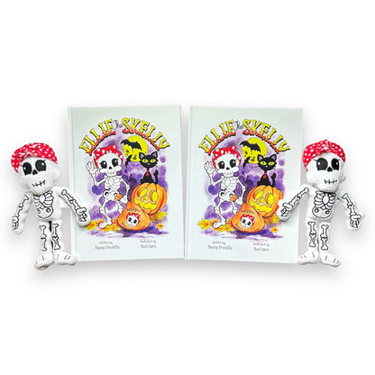 "Skelly Mate" Two Books & Plush Dolls