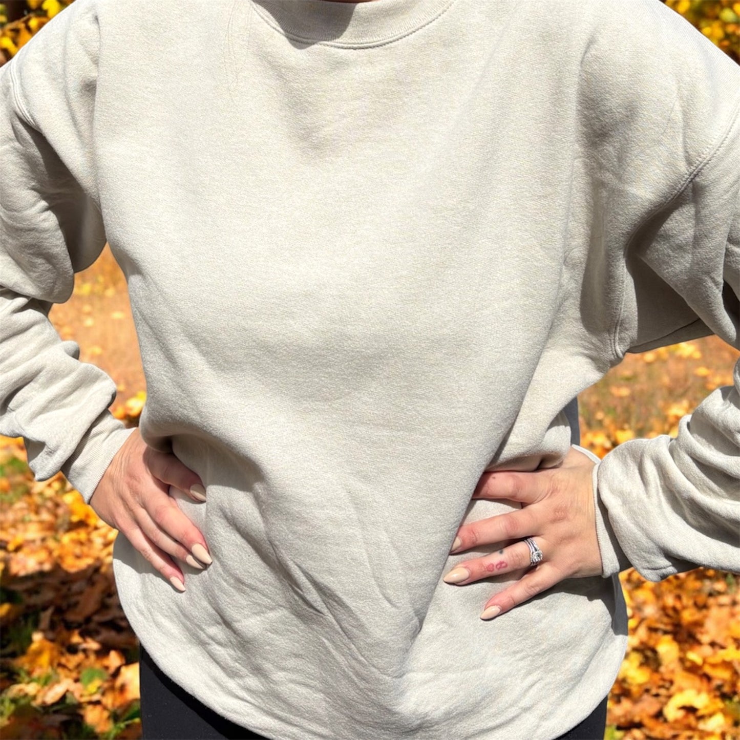 Creepin’ It Inclusive Crewneck Sweatshirt - Sand