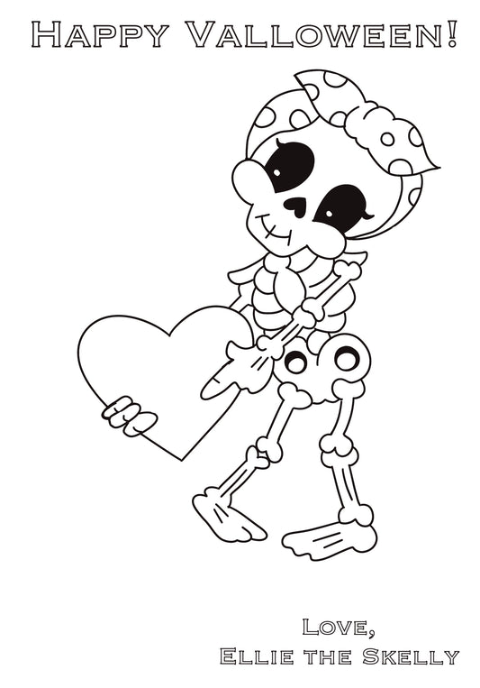 *FREE* Happy Vallowen Coloring Sheet